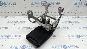 Armrest Audi A5 F5 18-19 black leather, with bracket, dents, needs cleaning
