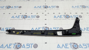 Audi A5 F5 center console trim 18-20 aluminum trimaran, with pocket, corrosion, scratches