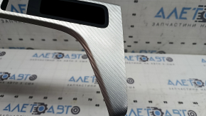 Audi A5 F5 center console trim 18-20 aluminum trimaran, with pocket, corrosion, scratches