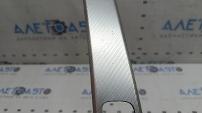 Audi A5 F5 center console trim 18-20 aluminum trimaran, with pocket, corrosion, scratches