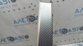 Audi A5 F5 center console trim 18-20 aluminum trimaran, with pocket, corrosion, scratches