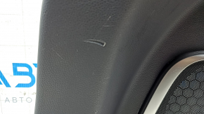 Left arch trim for Toyota Venza 21-24, black, for JBL subwoofer, with chrome trim, scratches, tear, needs cleaning