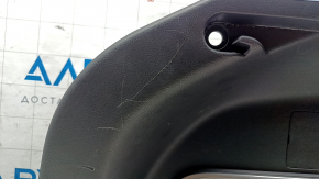 Left arch trim for Toyota Venza 21-24, black, for JBL subwoofer, with chrome trim, scratches, tear, needs cleaning