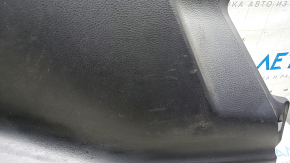 Left arch trim for Toyota Venza 21-24, black, for JBL subwoofer, with chrome trim, scratches, tear, needs cleaning