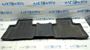 Set of floor mats for Toyota Venza 21-24 black rubber, cut, needs cleaning