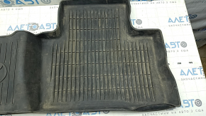 Set of floor mats for Toyota Venza 21-24 black rubber, cut, needs cleaning