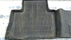 Set of floor mats for Toyota Venza 21-24 black rubber, cut, needs cleaning