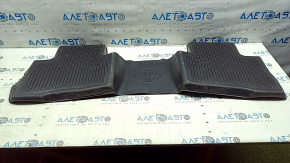 Set of floor mats for Toyota Venza 21-24 black rubber, cut, needs cleaning