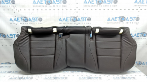 Rear seat cushion 2nd row Mercedes W167 GLE 20-23 brown leather, perforated, for 2 rows, wrinkled