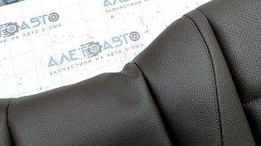 Rear seat cushion 2nd row Mercedes W167 GLE 20-23 brown leather, perforated, for 2 rows, wrinkled