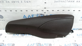 Rear seat side bolster, 2nd row, left, Mercedes W167 GLE 20-23, brown leather with perforation