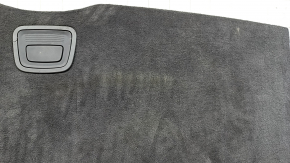 The trunk floor of a Mercedes W167 GLE 20-26 for 2 rows, dark gray, the handle is broken, needs dry cleaning