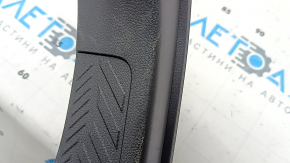 Subaru Forester 25-26 rear right door sill trim, black, worn