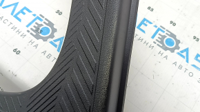 Subaru Forester 25-26 rear right door sill trim, black, worn