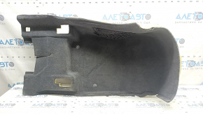 The front right floor covering of the Mercedes W167 GLE 20-23 is dark gray, with tears in the foam rubber
