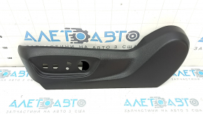 Left side driver's seat trim for Toyota Prius 50 Prime 17-22, black, electrically powered, scratches