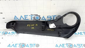 Right side passenger seat trim for Toyota Prius 50 Prime 17-22, black, for manual transmission, scratches