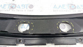 Plastic central windshield wiper grille Mercedes W167 GLE 20-26, seal torn, plastic burnt out