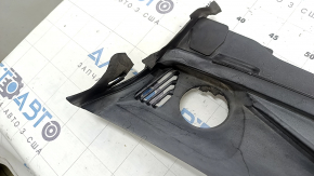 Plastic central windshield wiper grille Mercedes W167 GLE 20-26, seal torn, plastic burnt out