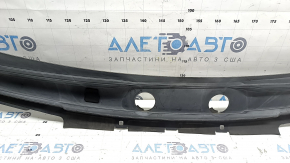 Plastic central windshield wiper grille Mercedes W167 GLE 20-26, seal torn, plastic burnt out