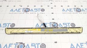 Outer front right door sill trim Mercedes W167 GLE 20-26 chrome with backlight, scratches