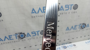 Outer front right door sill trim Mercedes W167 GLE 20-26 chrome with backlight, scratches