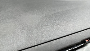 Front dashboard with AIRBAG Toyota Venza 21-24 for projection, leather, black, scratches