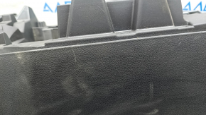 Front dashboard with AIRBAG Toyota Venza 21-24 for projection, leather, black, scratches