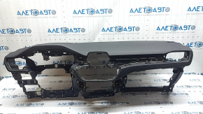 Front dashboard with AIRBAG Ford Escape MK4 23-26 for 2 speakers and start-stop button, broken air duct mount, bump on the body, cracks