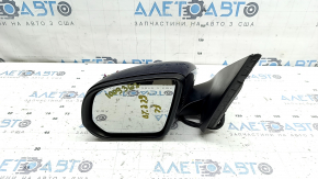 Left side mirror assembly Mercedes W167 GLE 20-23 10+8+4+2 turn signal, heated, backlight, BSM, camera, auto-dimming, blue