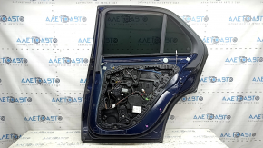 Complete rear right door for Mercedes W167 GLE 20-26, tinted, keyless, blue, glass seal is dry, scratches on molding and trim