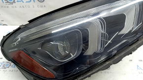 Right front headlight assembly Mercedes W167 GLE 20-23 LED with seal, scratches, needs polishing, yellowing LED