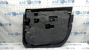 Door trim panel front left complete Mercedes W167 GLE 20-25 dark gray, insert and armrest brown leather, molding under the tree, with handle, Burmester, scratches, broken glass of the lamp
