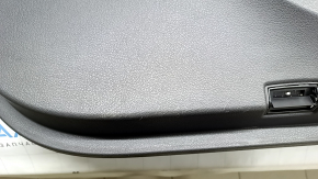 Door trim panel front left complete Mercedes W167 GLE 20-25 dark gray, insert and armrest brown leather, molding under the tree, with handle, Burmester, scratches, broken glass of the lamp