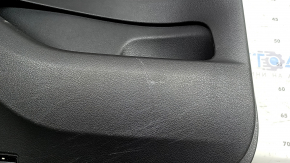 Door trim panel front left complete Mercedes W167 GLE 20-25 dark gray, insert and armrest brown leather, molding under the tree, with handle, Burmester, scratches, broken glass of the lamp