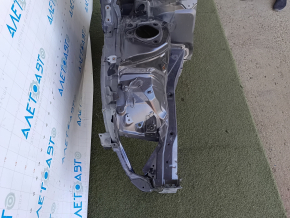 Front right quarter of Toyota Prius 50 16-22 sawed off, graphite
