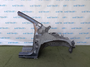 Front right quarter of Toyota Prius 50 16-22 sawed off, graphite