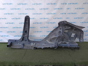 Quarter wing rear right Toyota Prius 50 19-22 under BSM, sawn off with the central pillar, graphite