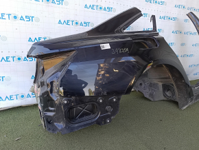 Quarter wing rear right Audi A6 C8 19-25 sawed off with the central pillar, black