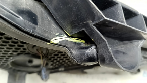 Front right headlight Toyota Venza 21-24 XLE Limited lens, with mount, sand, broken mounts, crack, yellowing LED