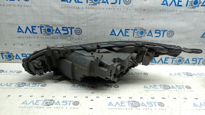 Front right headlight Toyota Venza 21-24 XLE Limited lens, with mount, sand, broken mounts, crack, yellowing LED