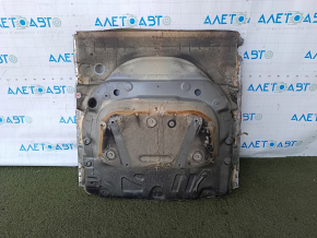 The trunk trough of the Audi A6 C8 19-25 is drilled out