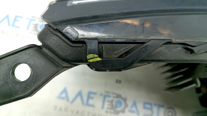 Left front headlight Toyota Venza 21-24 XLE Limited lens, with mount, sand, broken mounts, crack, yellow LED