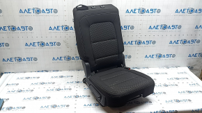 Rear row of seats, 2nd row, right, Ford Escape MK4 23-26, without airbag, black fabric, white stitching, needs cleaning, torn, worn, scratches, dent