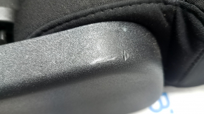 Rear row of seats, 2nd row, right, Ford Escape MK4 23-26, without airbag, black fabric, white stitching, needs cleaning, torn, worn, scratches, dent