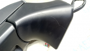 Right side mirror assembly Toyota Venza 21-22 16 pins, BSM, camera, turn signal, heating, backlight, auto-folding, white, scratches