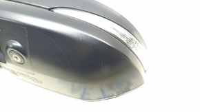 Left side mirror assembly Toyota Venza 21-22 16 pins, BSM, camera, turn signal, heating, backlight, auto-folding, white, scratches