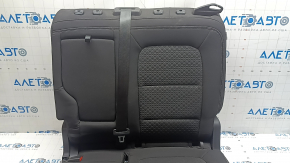 Left rear seat Ford Escape MK4 23-26 without airbag, mechanical, with seat belt, fabric, black with white stitching, for cleaning