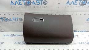 Glove compartment, glove box Mercedes W167 GLE 20-26 brown leather, with lock, scratches