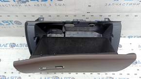 Glove compartment, glove box Mercedes W167 GLE 20-26 brown leather, with lock, scratches